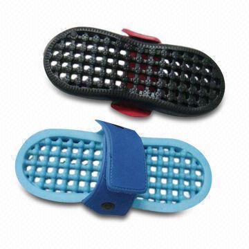 One Size Unisex Bathroom Slipper with Velcro Strap