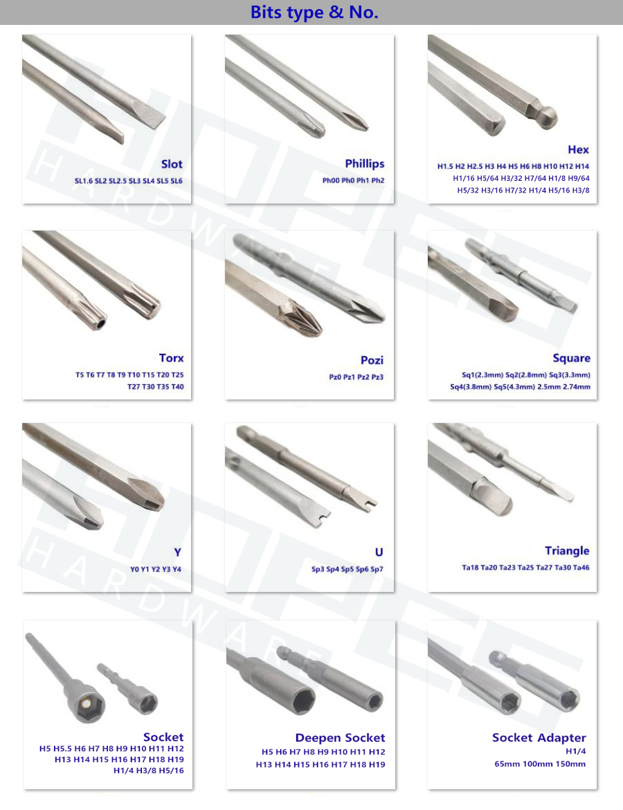 S2 801 5mm 802 6mm hex socket nut driver bits H5 5.5 6 7 8 9 10 11 12 13 14mm Length 60mm electric power screwdriver tools