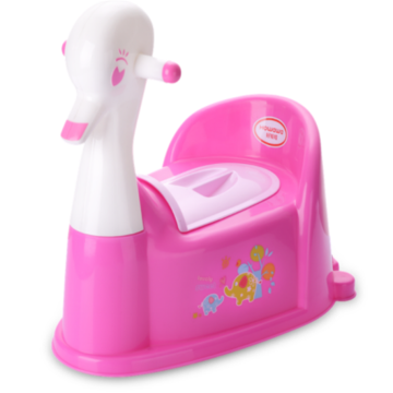 Enten-Form-Plastikbaby-Toiletten-Trainer mit Musik