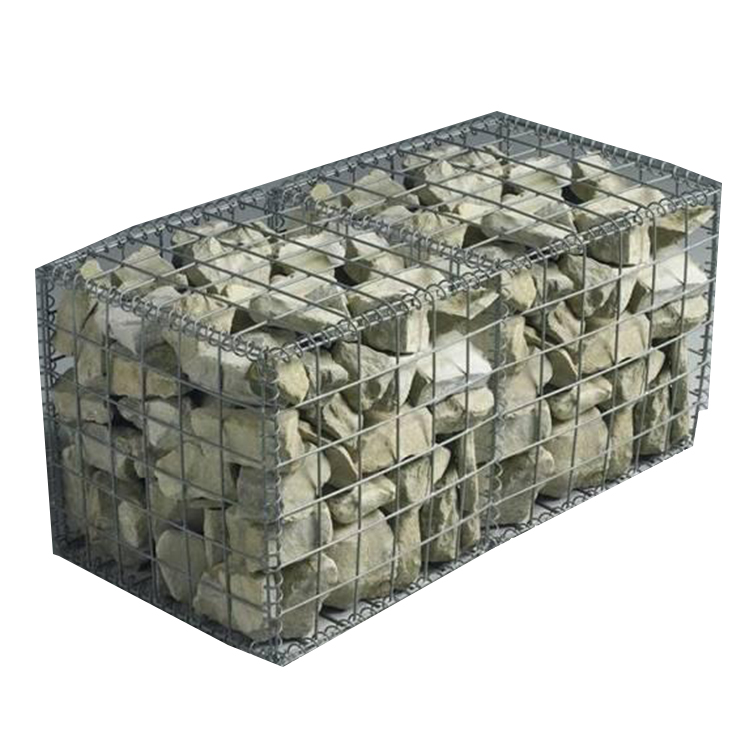 Double Twist Galvanized Woven Gabion Basket