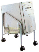 KF-28 factory directly sell modern poder coated metal office furniture accessories CPU holder