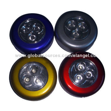 LED Lamp, Stick N Click, Self-adhesive Back