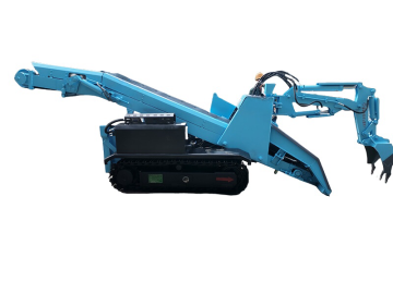 Small Crawler Belt Mucking Loader