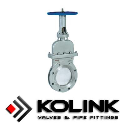 Kniv Gate Valve bultad Bonnet