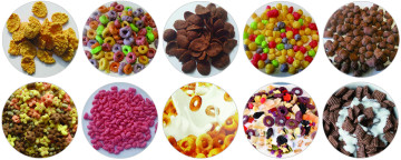 Cornflakes machine line breakfast cereal making machine