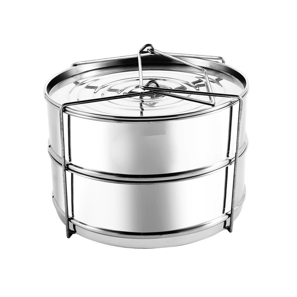 2018 Best Selling Stackable 304 Stainless Steel Steamer Insert Pans for Instants Pot Accessories