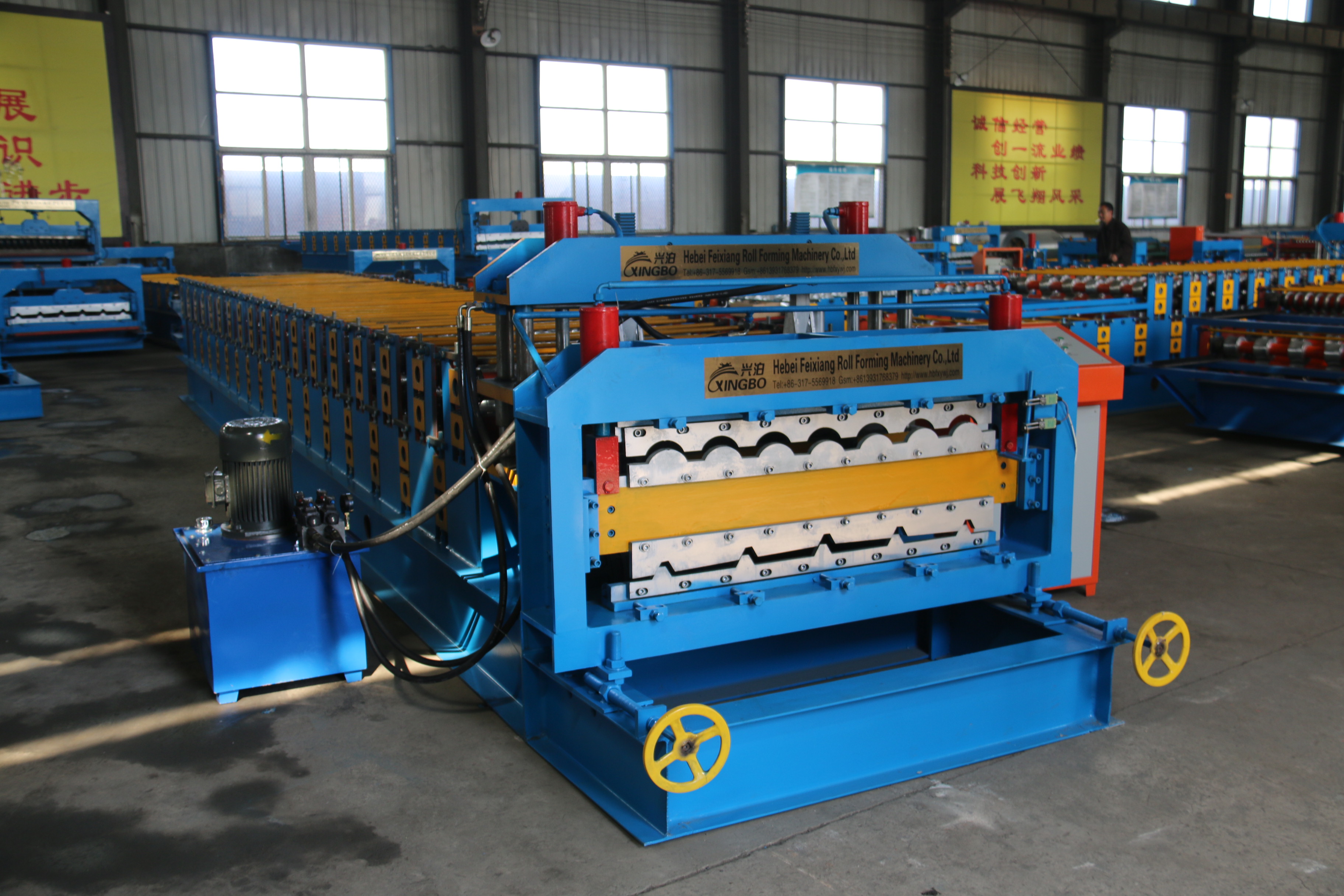 FX made in china hydraulic double layer roll formier machine bets price