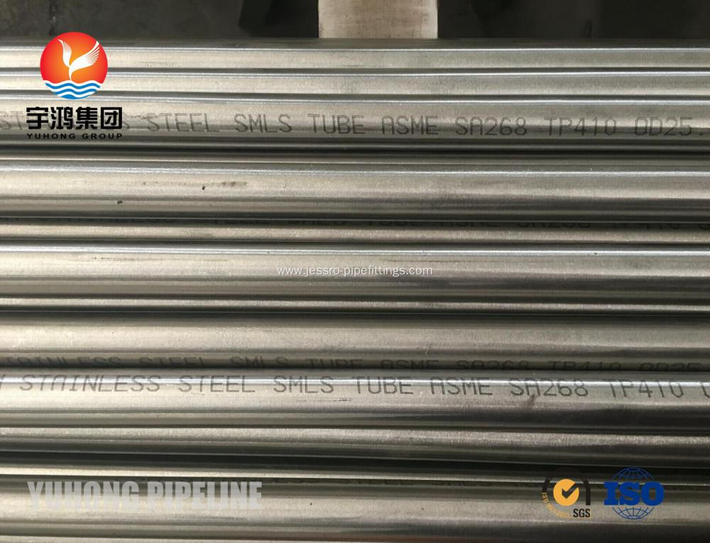 TP410 ASTM A268 Stainless Steel Seamless Tube