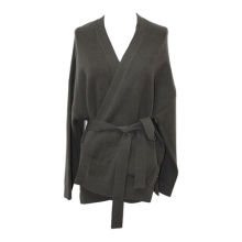 womens long wool cardigan
