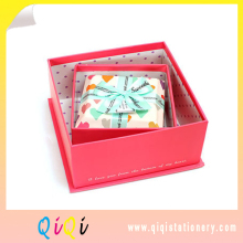 Square cardboard paper packaging nesting gift box