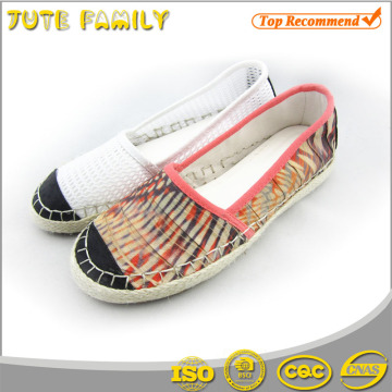 Espadrille lady comfort shoes china factory