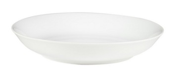 10.5-Inch ,26.5-cm White Porcelain coupe serving plate