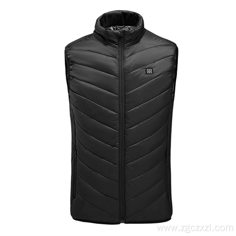 Two-zone smart heating in winter vest