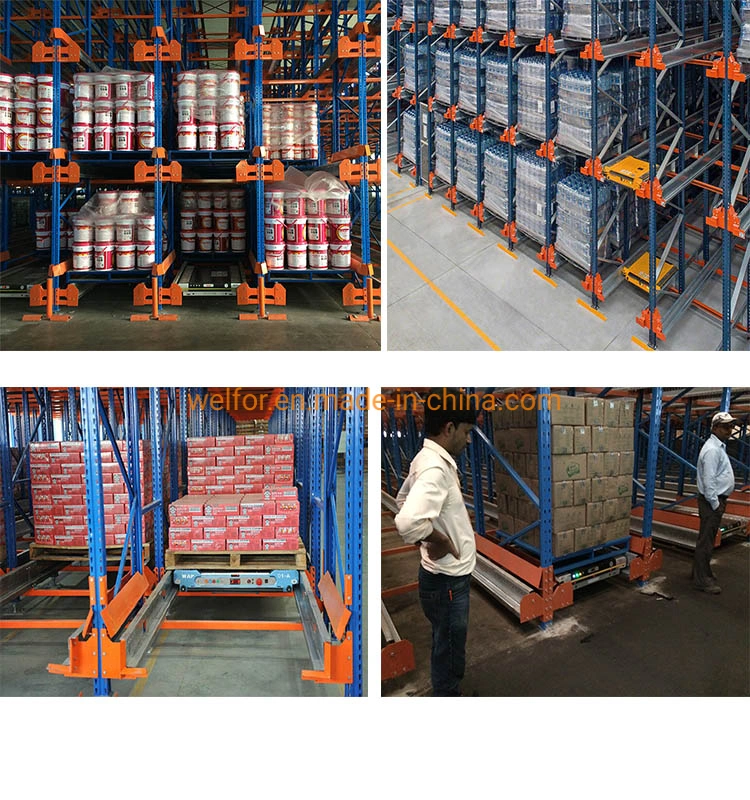 Warehouse Metal Storage Radio Shuttle Pallet Rack System