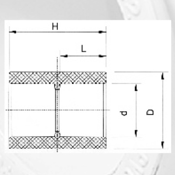 Cor do branco do soquete de Upvc do abastecimento de água do RUÍDO PN10