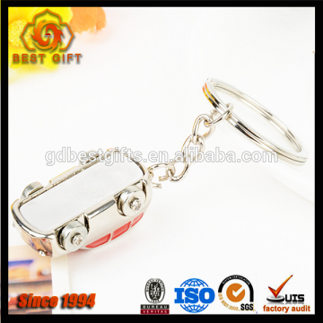 Transportation Shape OEM Keychain With Metal Pendant