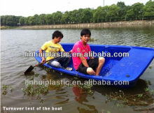 Plastic fishing boat