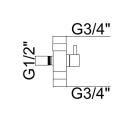 Sıhhi tesisat krom su durdurma vanası 3/8&quot; 1/2&quot; 3/4&quot; tuvalet açı musluğu