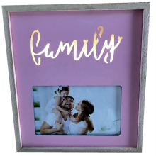Solid Wood Light Wooden LED Photo Frame MDF Picture Frame