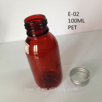 China wholesale 100ml PET alcohol bottle labels with aluminium cap