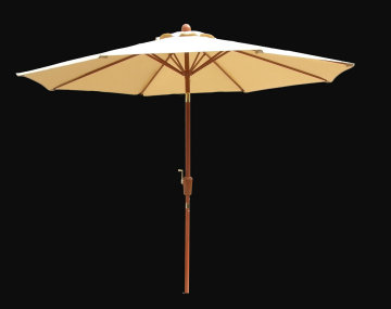 Hot Sale 10ft Wood Parasol Outdoor Parasol Garden Parasol Sun Beach Parasol Wooden Parasol Bar Parasol