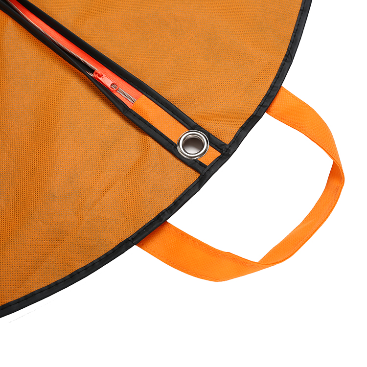 High quality Wholesale customization non woven orange man garment suit cover bag