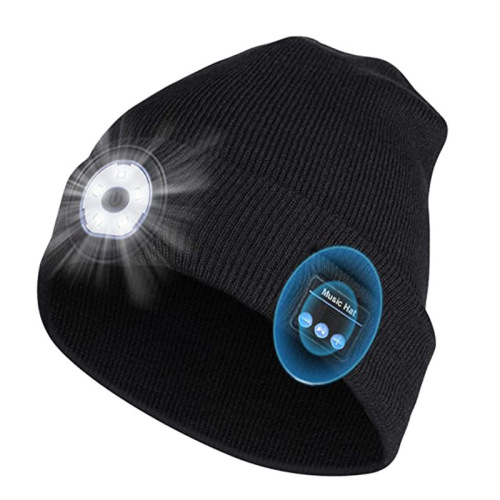 Beanie Hat with Led Light for Running Ride