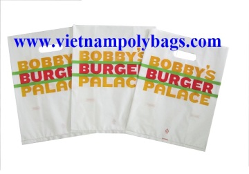 Vietnam shopping plastic punch out handle bags