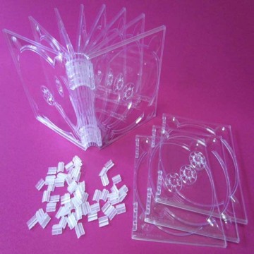 Crytal PS multi CD Case Digi Tray