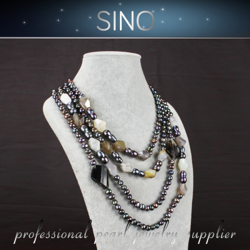low price wholesale bead necklace pearl necklace freshwater pearl necklace design