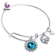 Jenia Wholesale China Factory Gold Jewelry Bracelet Engrave