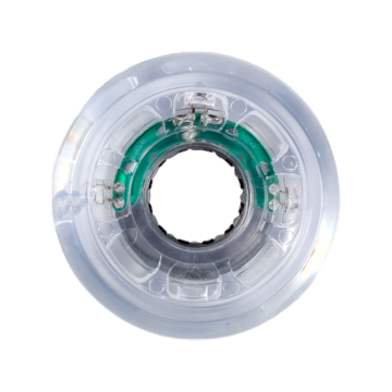 60mm Rolling Backpack Light Up Wheel (Transparent)