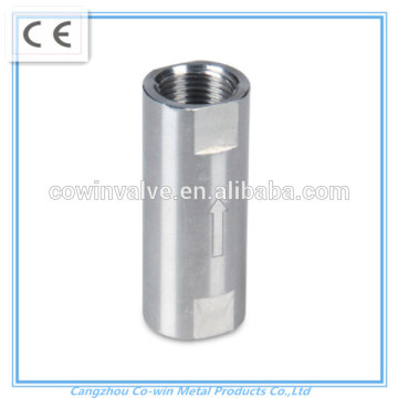 factory supply stainless steel autumn check valve with Bar F/F