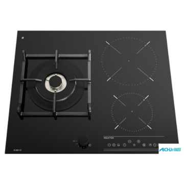 Gas On Glass Induction Hob On 60 cm