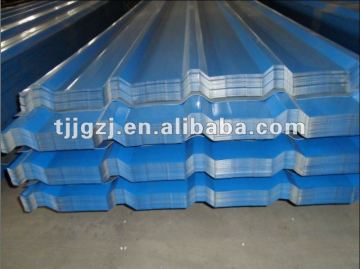 Corrugated metal sheets