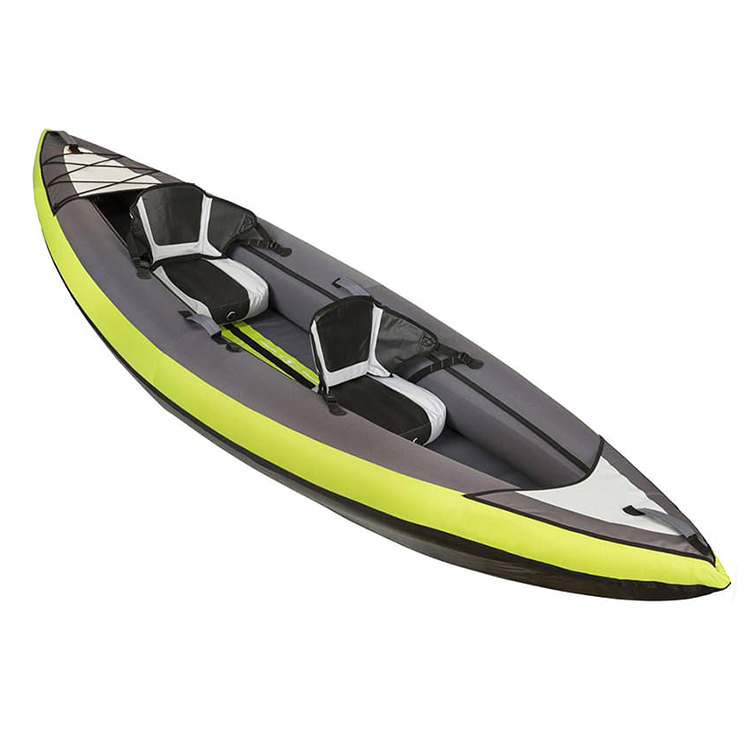 2021 water sport custom durable pvc kayak canoes foldable kayak double inflatable kayak 2 person