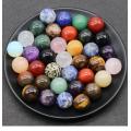 Orangle Agate 8MM Stone Balls Home Decoration Round Crystal Beads