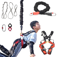 40KG Child Bungee Cord Rope Resistance Belt Bungee Fitness Dance Set