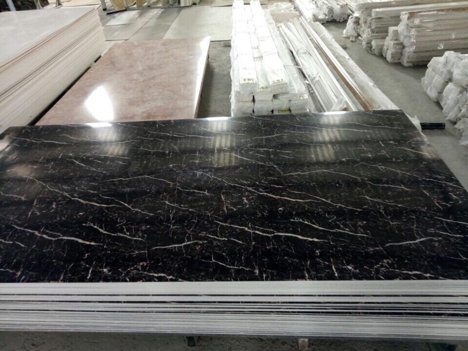 Hotsale interior decorative pvc marble panel import