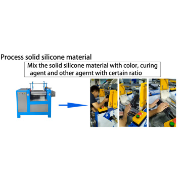 Lätt att använda Solid Silicone Color Matching Machine