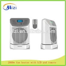 LCD display fan heater new plastic