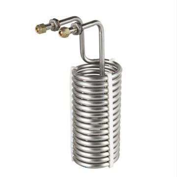 evaporador de tubo de bobina de titanio
