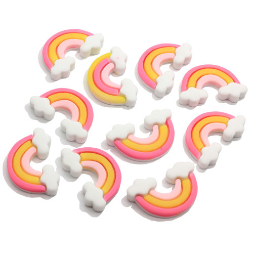 Leuke Flat Back Kleurrijke Cloud Resin Cabochons Versieringen Voor Scrapbooking Ambachten DIY Haarelastiekjes Centra Accessoires