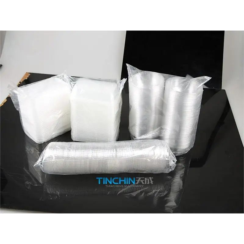 Mașină automată de ambalare a capacului de plastic de mare viteză de plastic biodegradabilă pentru formarea mașinii de ambalare