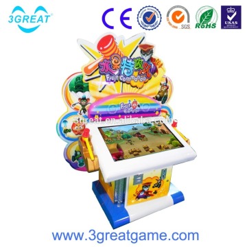 Kids coin operated electronic redemption game machine Fruit Attack simulator hammer game machine