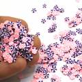 New Arrival Polymer Slice Bunte Candy Slice Polymer Caly runde Scheibenform Streusel für Schleim DIY und Nail Art