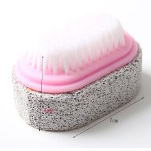 Mini Pumice Stone Foot File with Nail Brush for Callus Removal