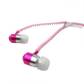 OEM ODM Metal Zipper Stereo In Ear Earphones