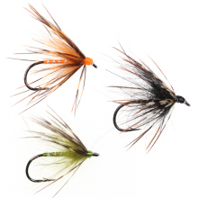Tenkara Nymph Wet Fly: Trout & Salmon Lures in Black, Orange, and Yellow