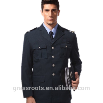 Cotton fabric high quality security guard uniform OEM design security uniforms